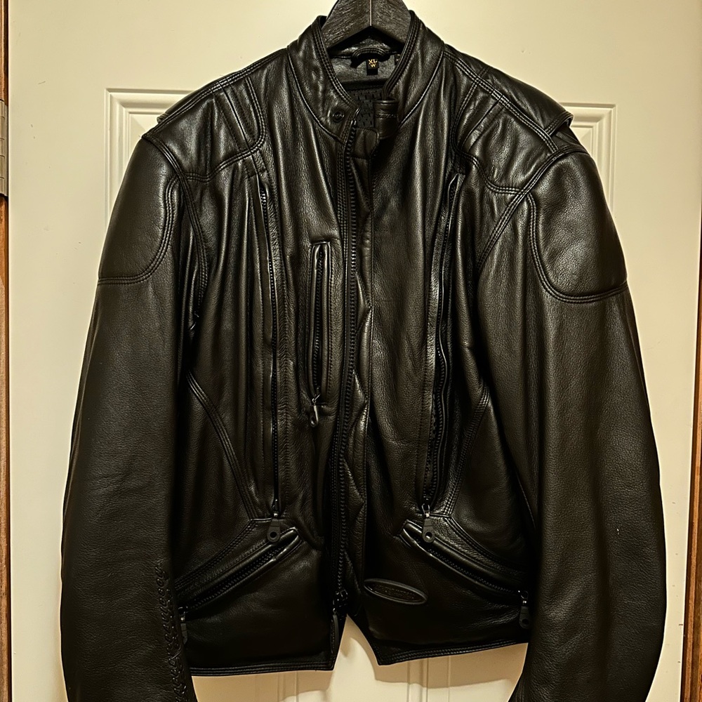 Women’s Harley Davidson FXRG Leather Motorcycle Jacket
